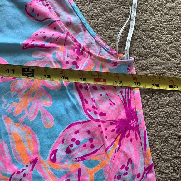 Lilly Pulitzer Margot Dress SZ Small Surf Blue Bonita Blooms - Picture 16 of 16